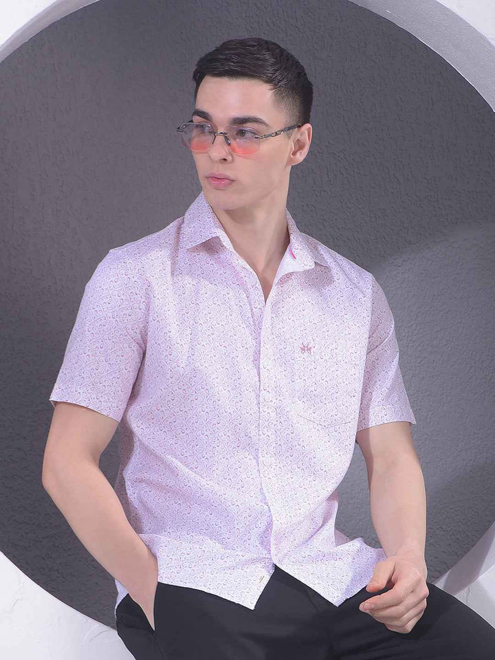 Blush Pink Printed Shirt