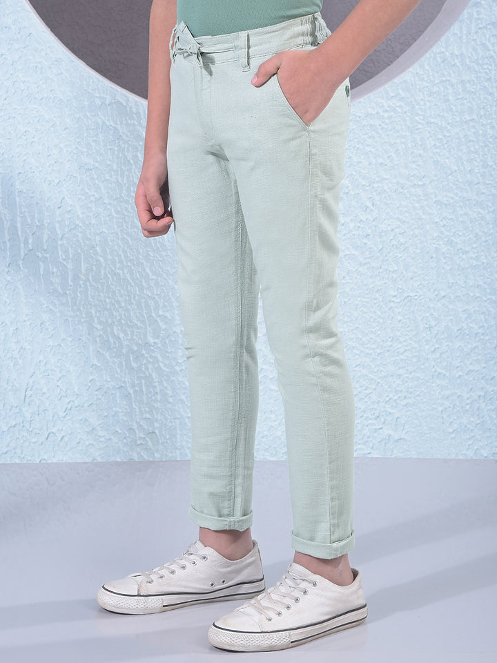 Green 100% Cotton Trousers