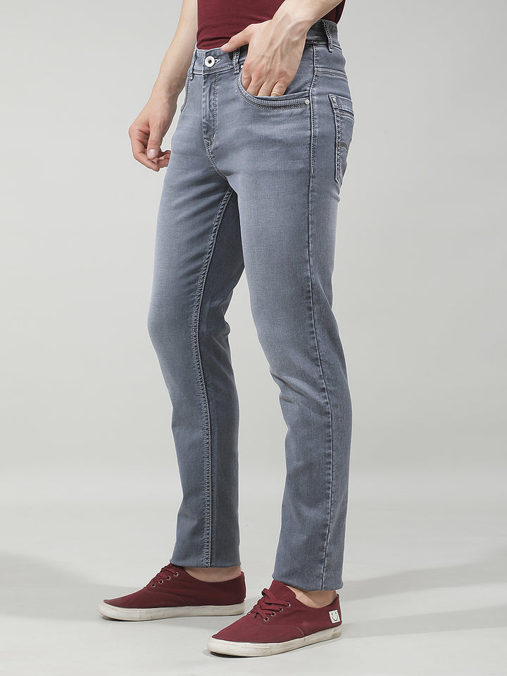 Tailored Heather Grey Jeans