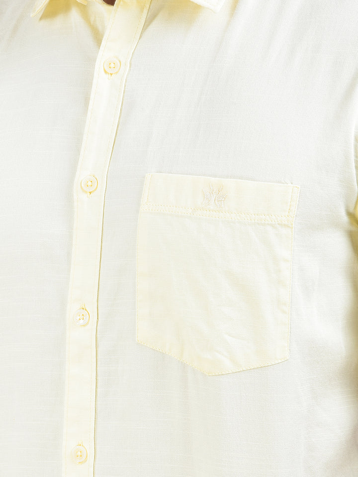 Trend-Forward Appeal Yellow Shirt