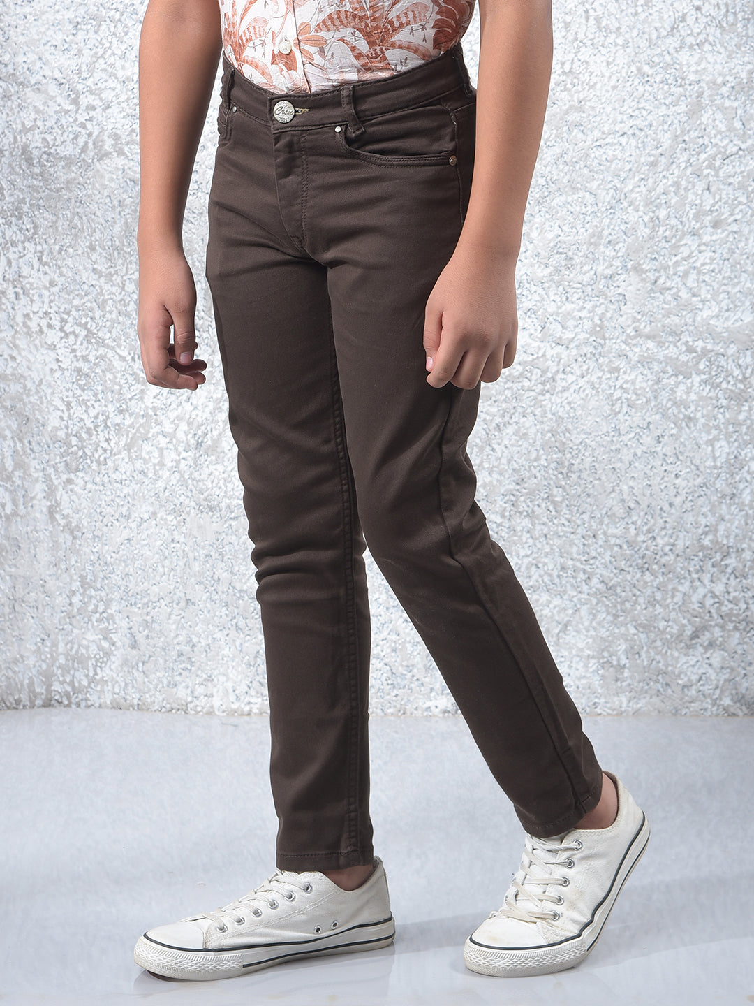 Khaki Jeans-Boys Jeans-Crimsoune Club