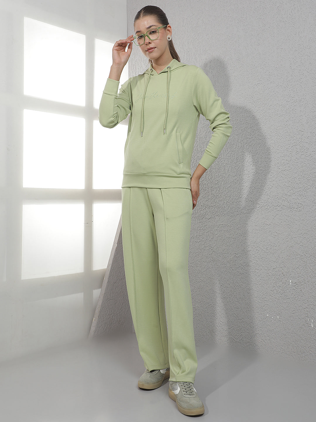 Classic Pine Green Casual Trousers