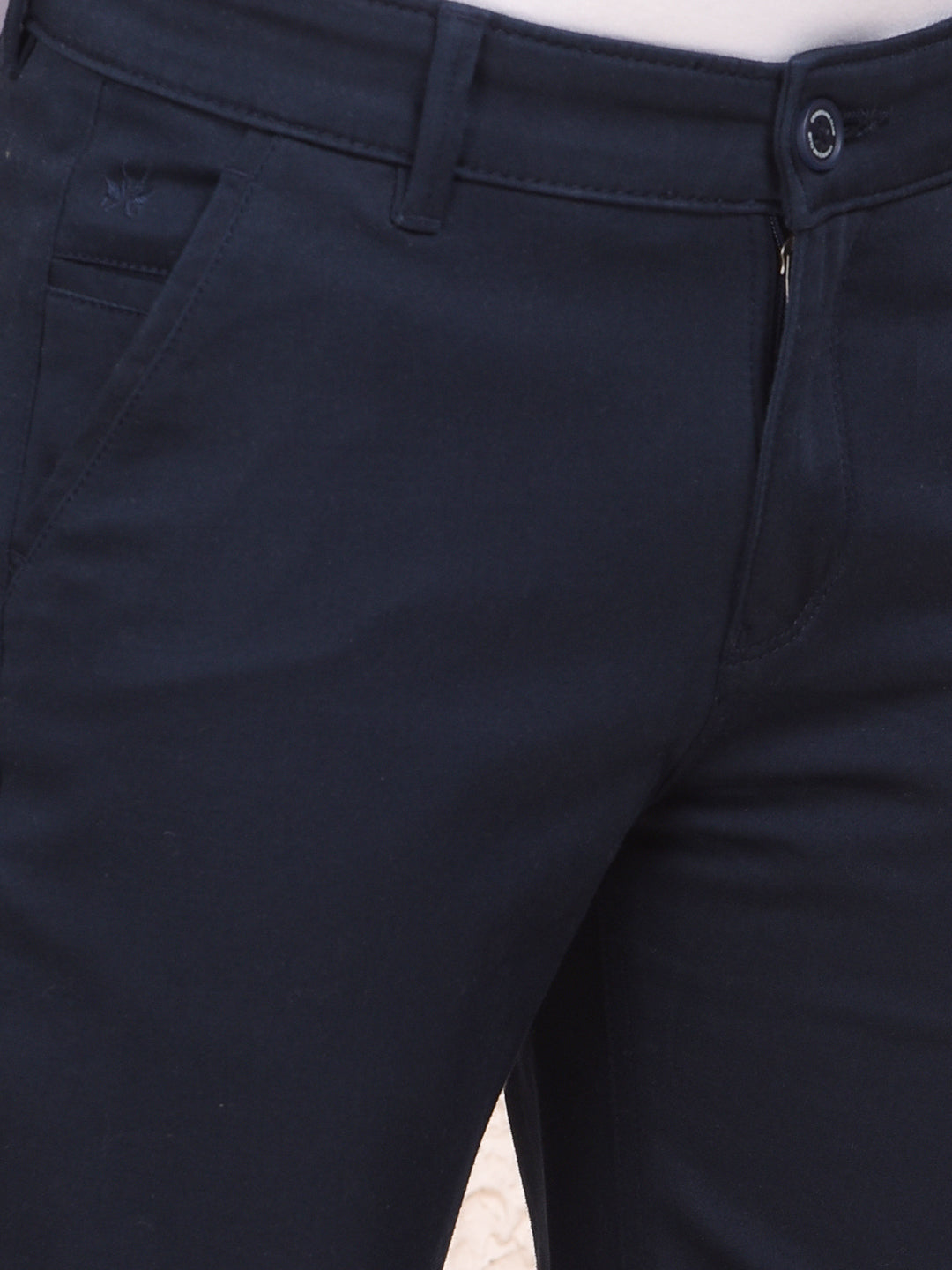 Fresh Aura Navy Blue Trousers