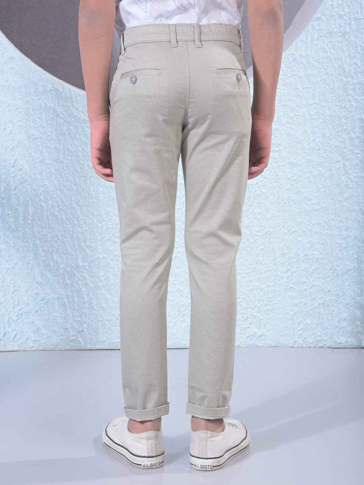 Olive Green Contemporary Trousers