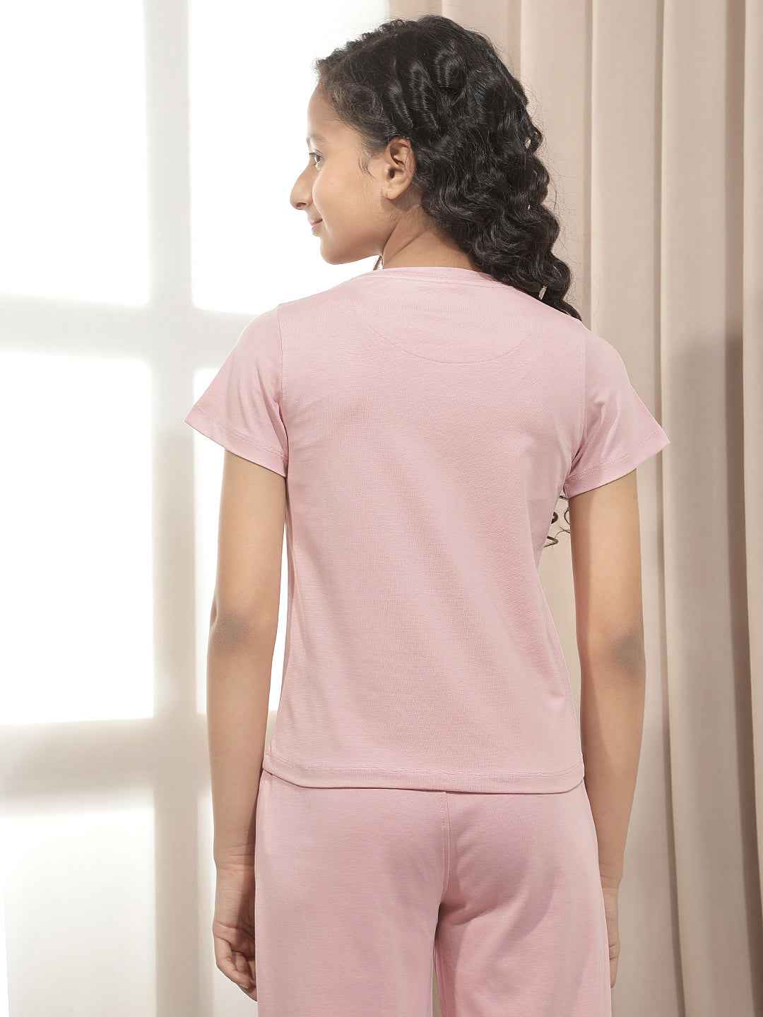 Pink Graphic Print T-Shirt