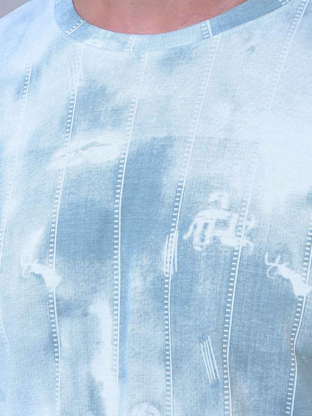 Green Printed T-Shirt