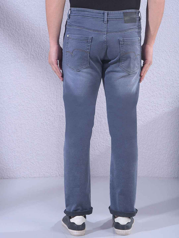 Stylish Light Blue Stretch Jeans