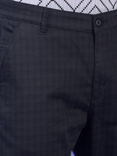 Black Printed Trousers