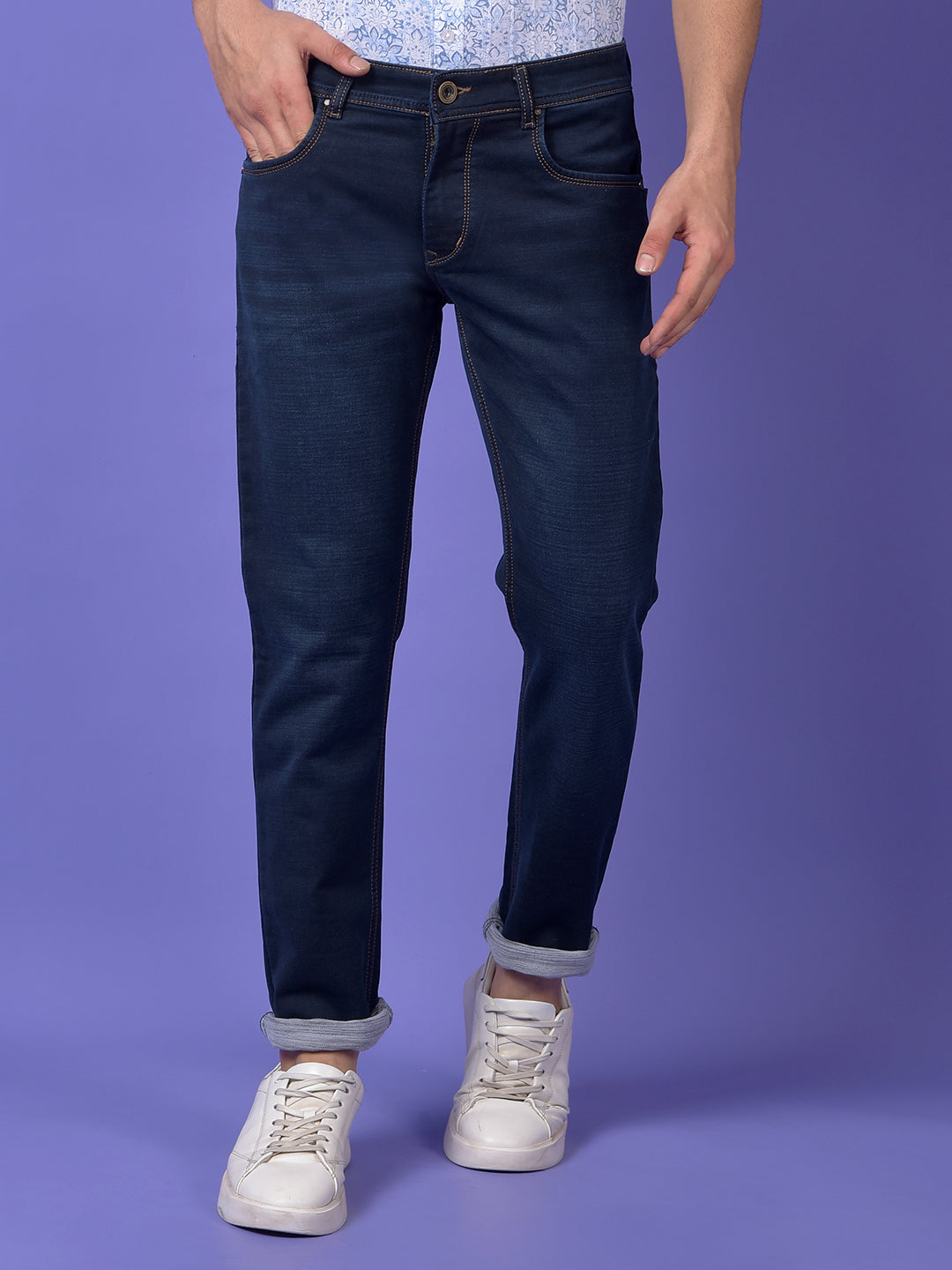 Essential Navy blue Jeans