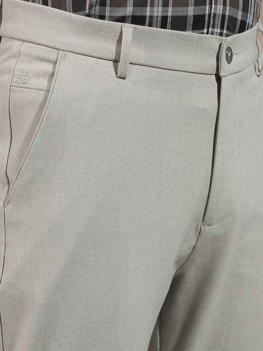 Beige Easy Wear Trousers