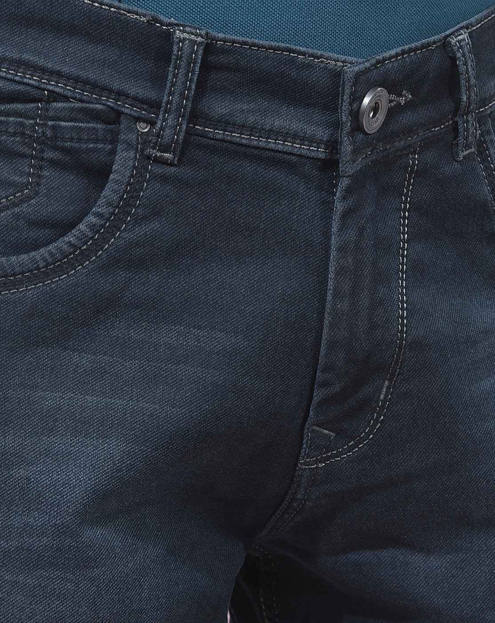 Sleek Dark Blue Jeans