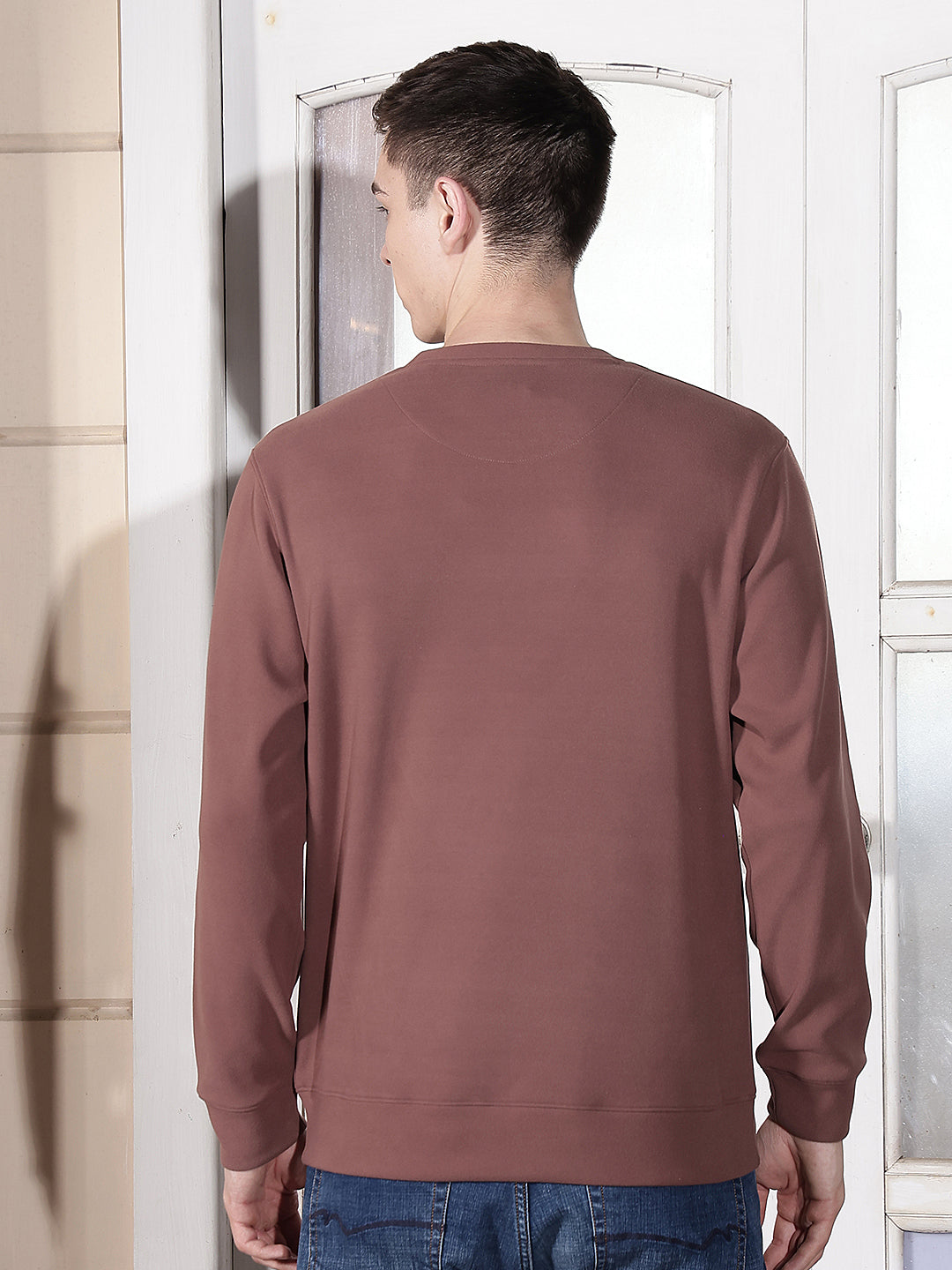 Relaxed Cocoa Brown Sweatshirt