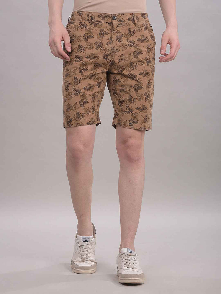 TerraLeaf Brown Botanical Shorts