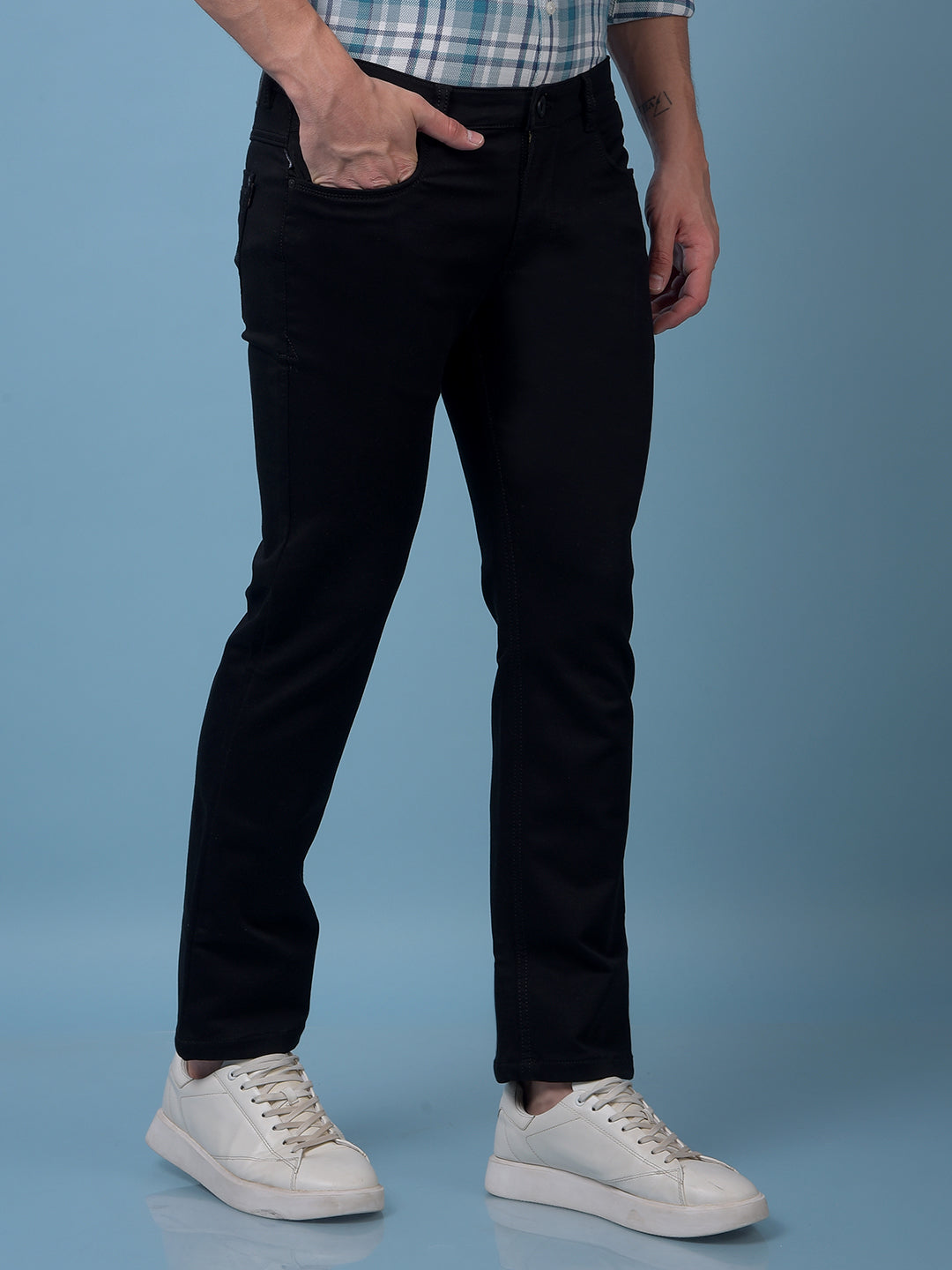 Black Straight Jeans