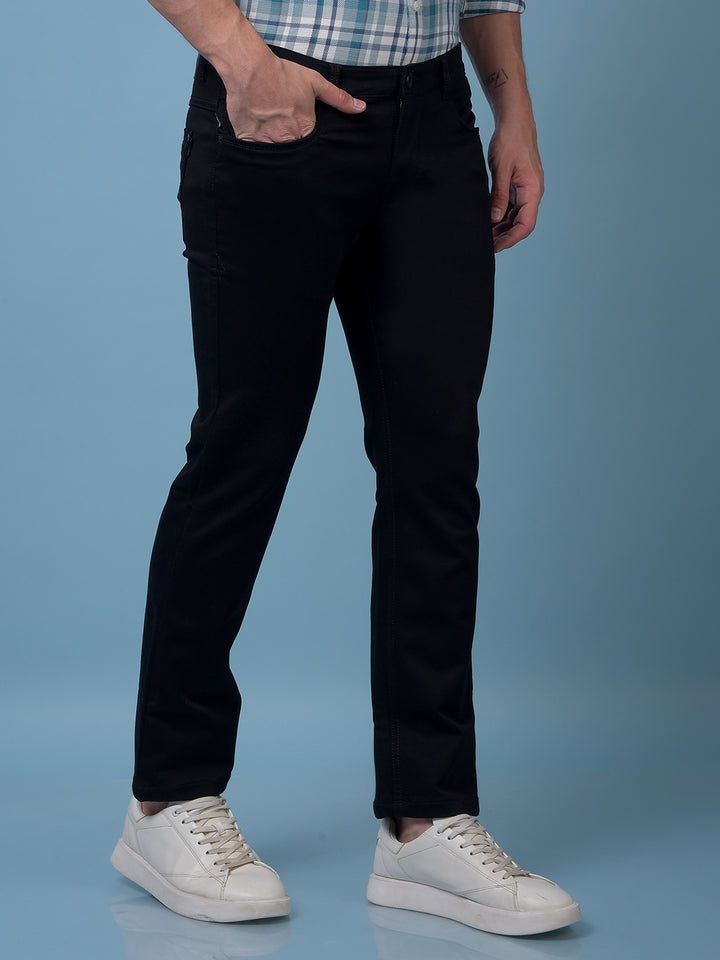 Black Straight Jeans