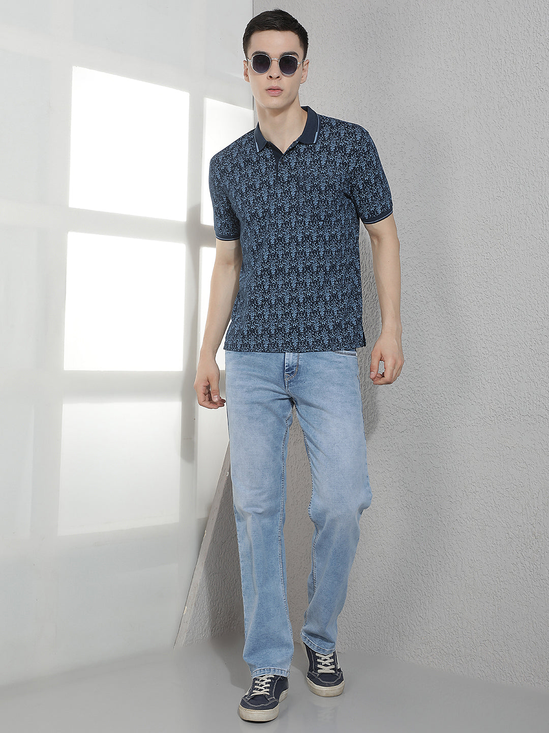 Trendy Sky Blue Washed Jeans
