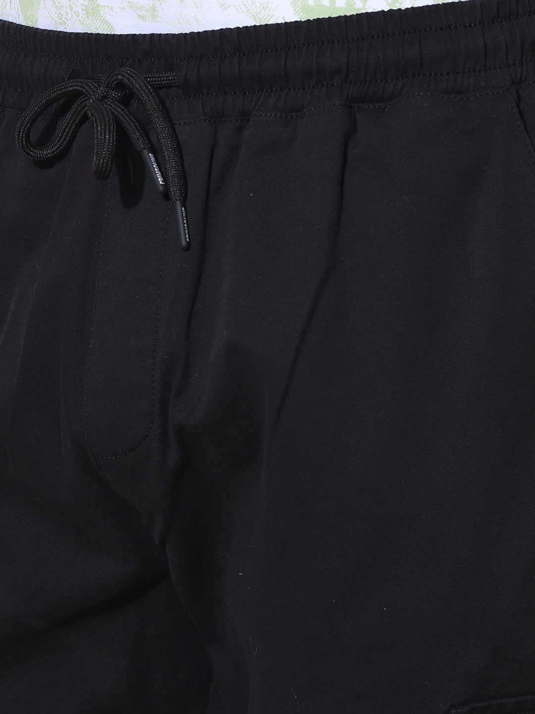 Chic Black Cargo Joggers