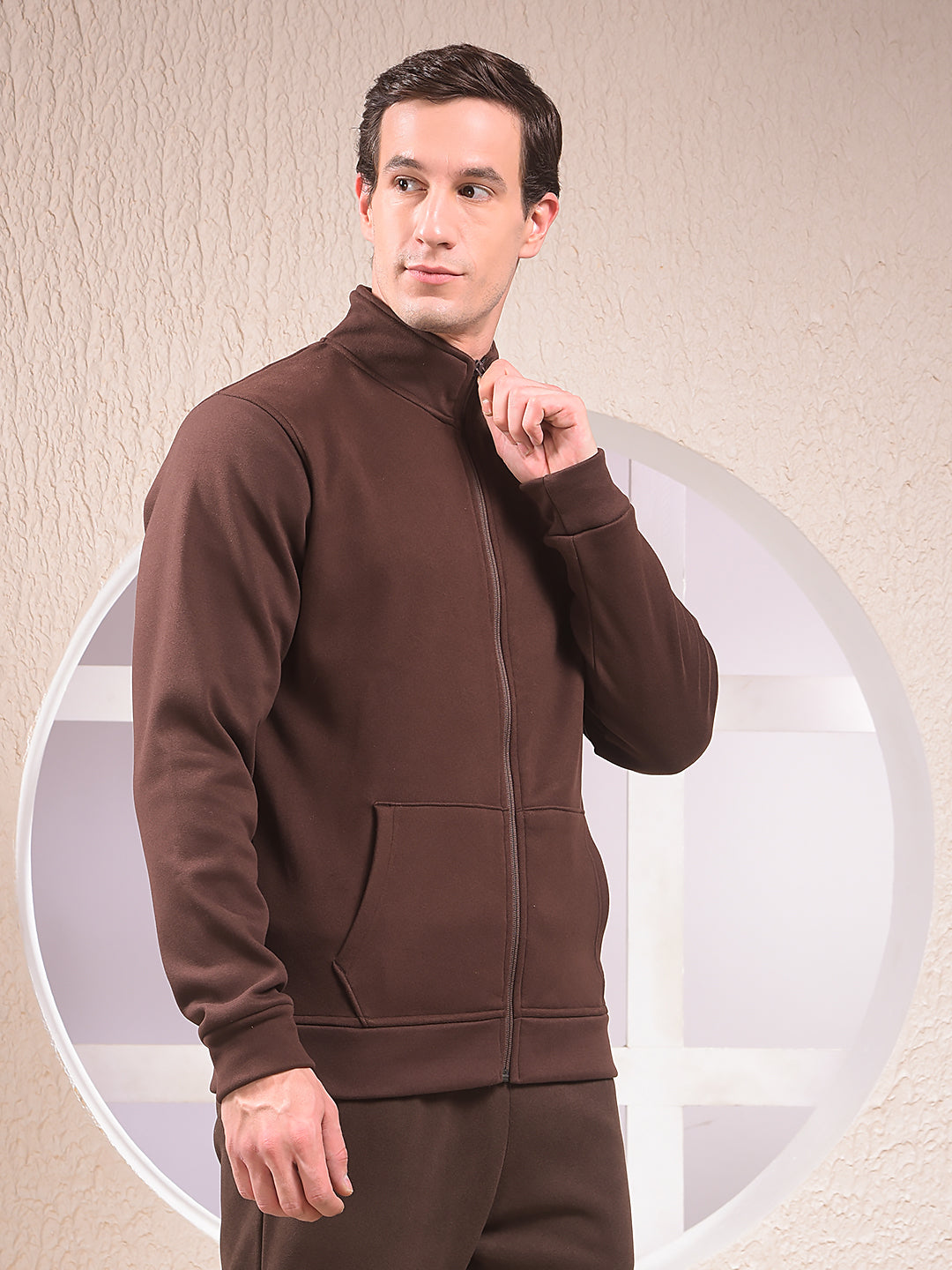Brown Trendy Sweatshirt