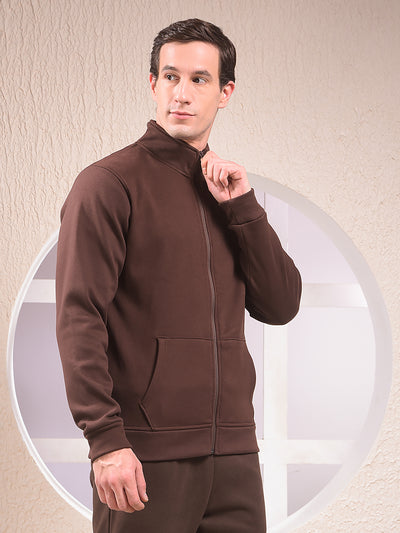 Brown Trendy Sweatshirt