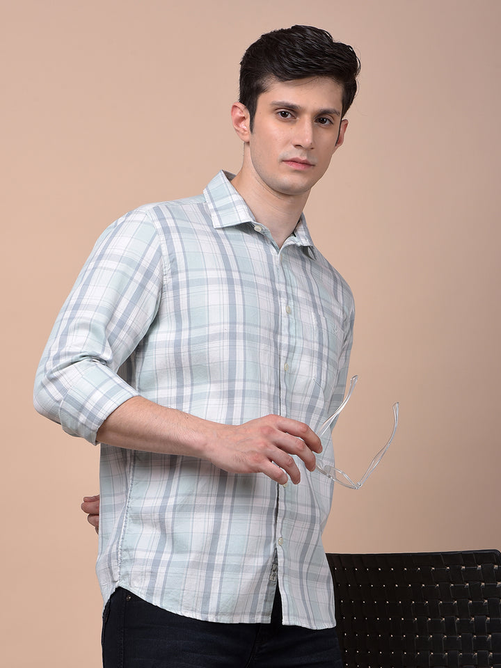 Multi-Color Checked 100% Cotton Shirt