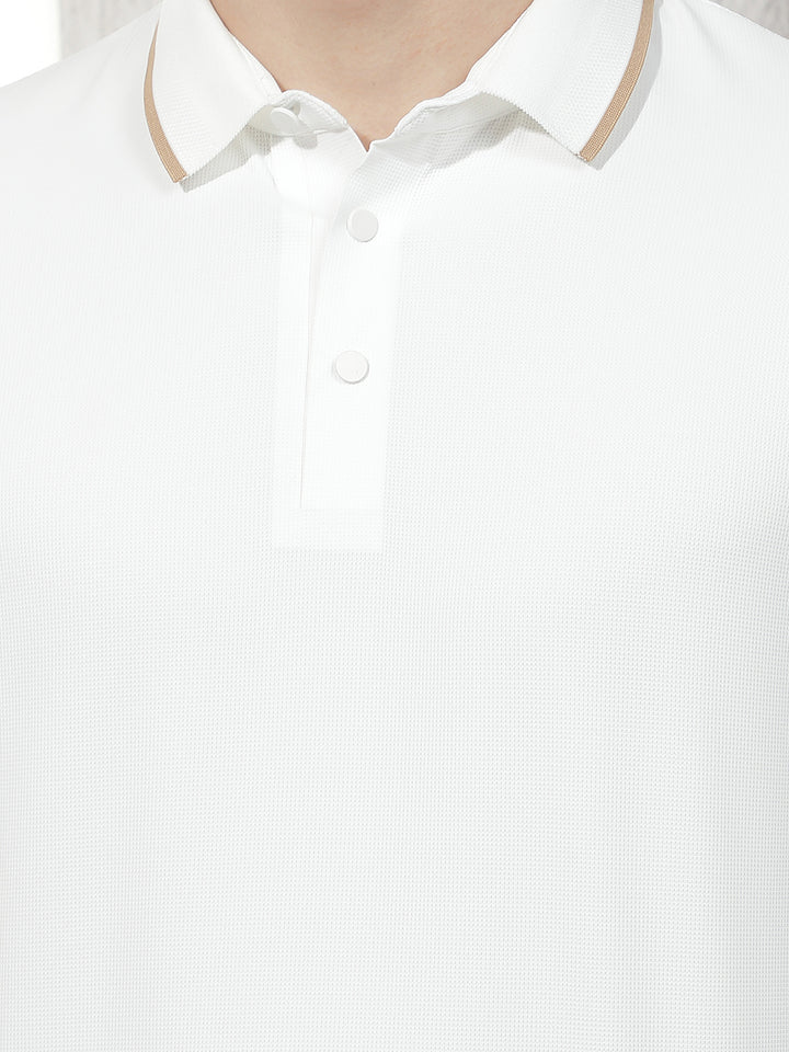 Off White Polo T-Shirt