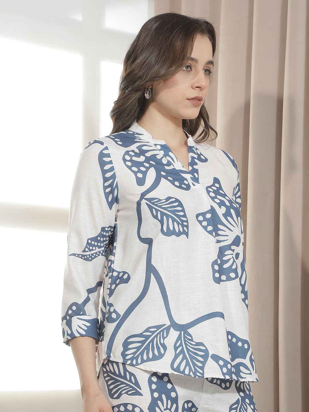 Artistic Floral Printed Top