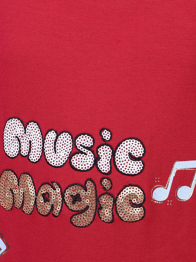 Red Graphic Print T-Shirt
