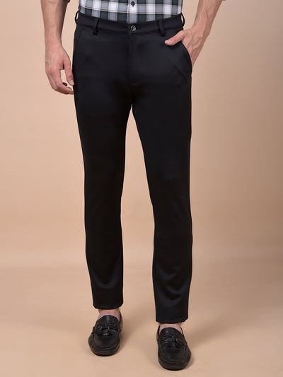 Essential Vibe Black Knitted Trousers
