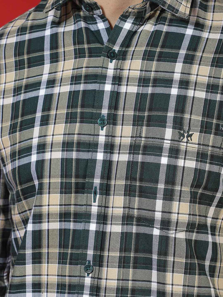FreshGreen Checked Shirt