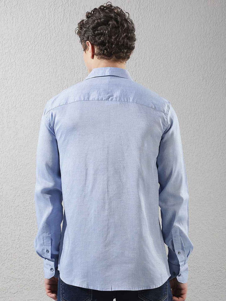 Linen Blue Shirt