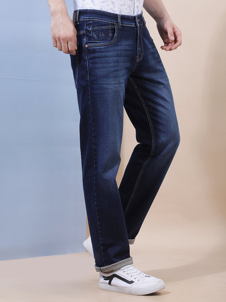 Signature Indigo Blue Straight Jeans