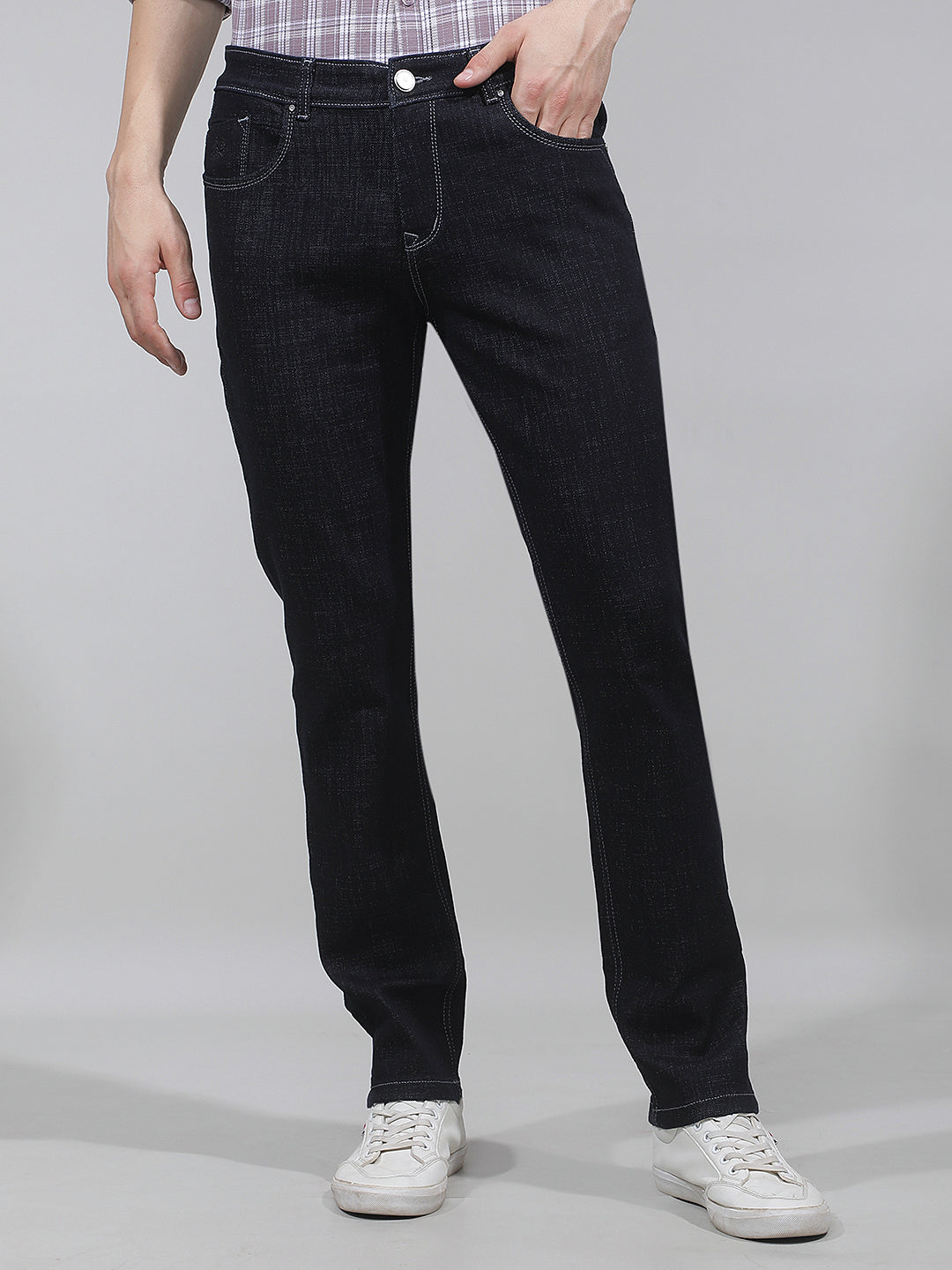 Classic Pacific Blue Straight Jeans