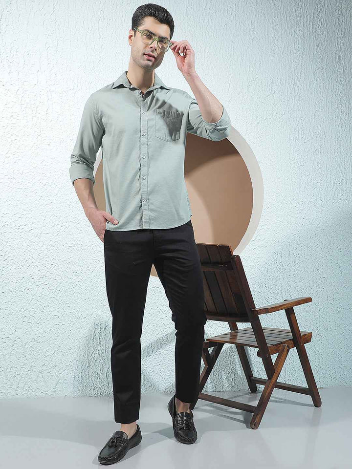 Green Everyday Casual Shirt
