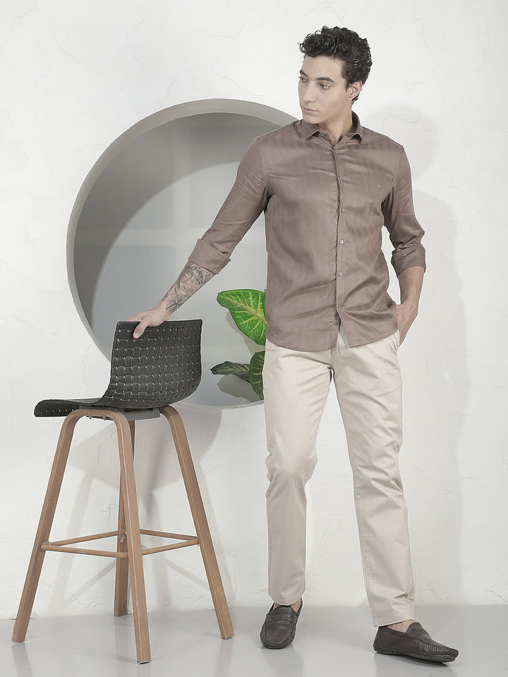 Warm Cinnamon Brown Shirt