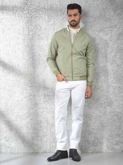 Minimalist Design Green Reversible Jacket