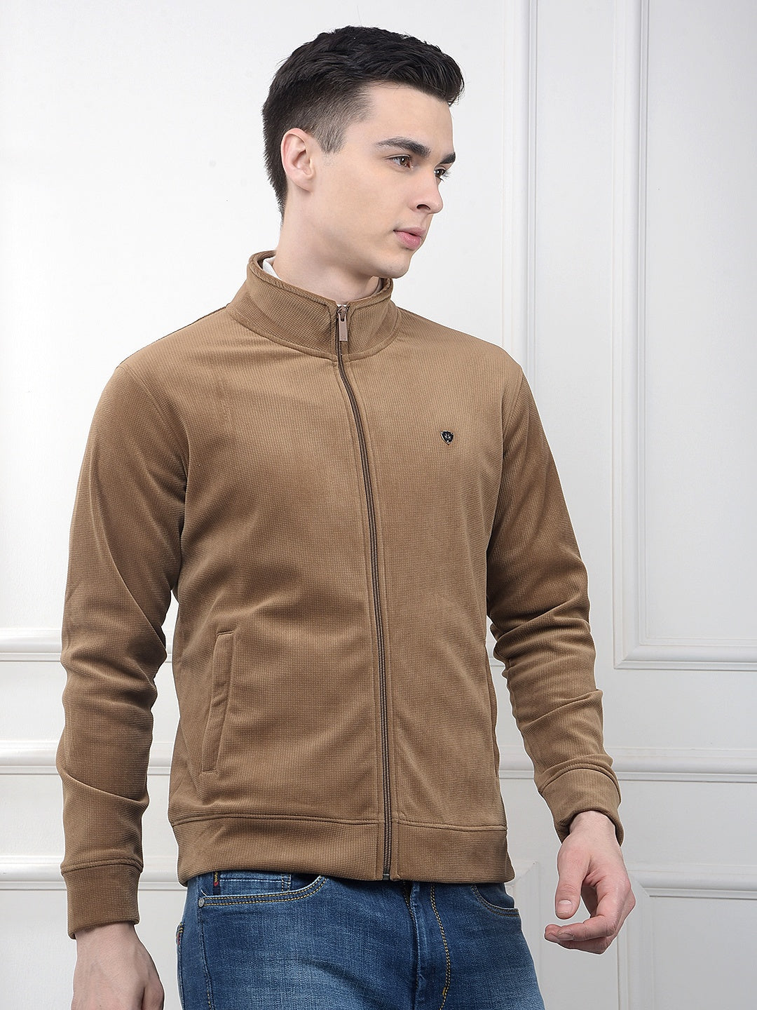 Beige Modern Sweatshirt