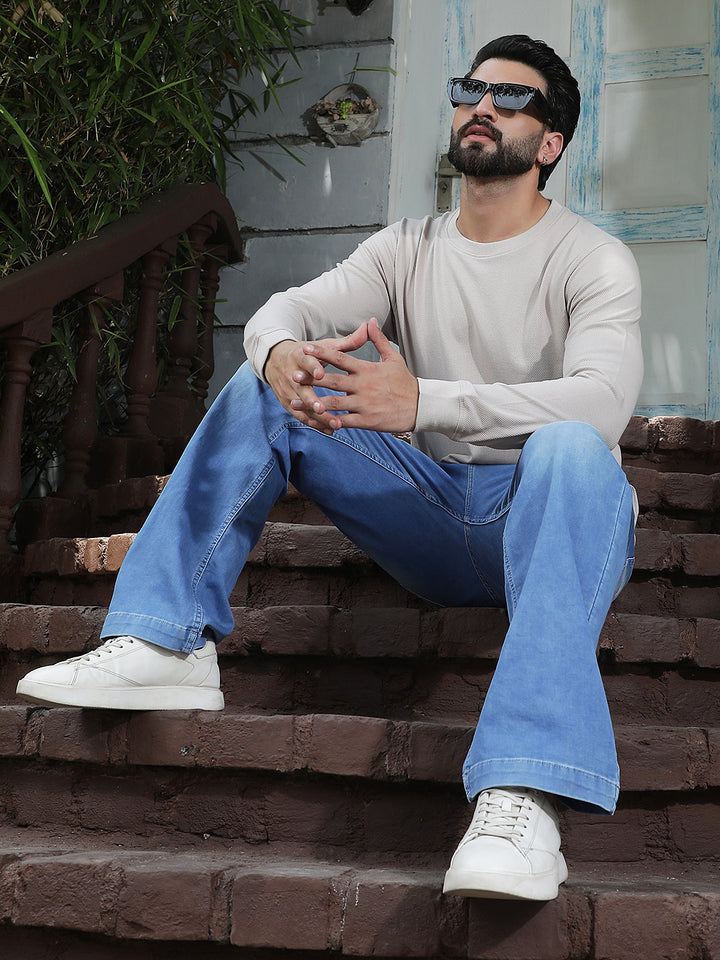 Refined Warm Sand Beige Sweatshirt
