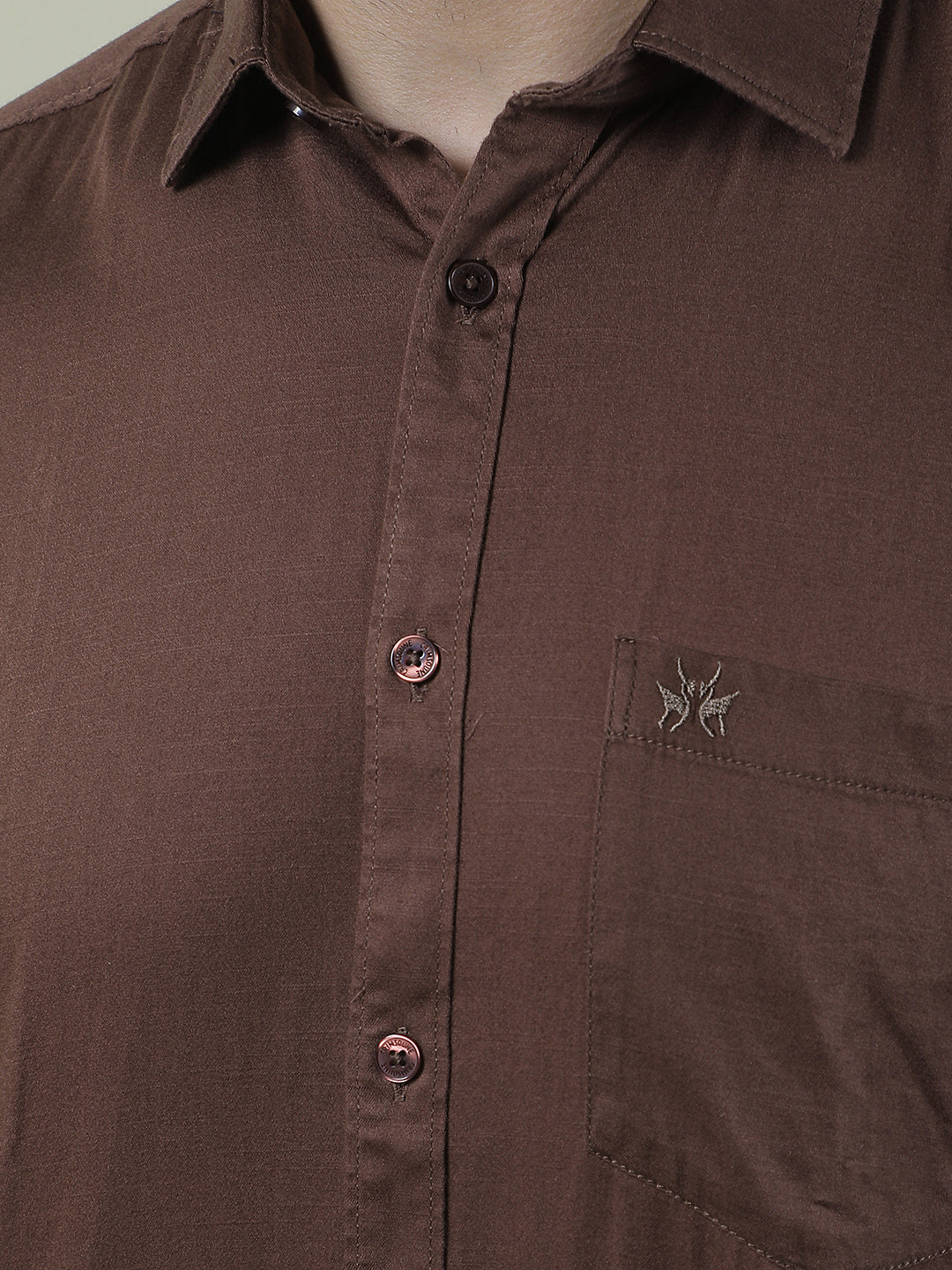 Modern Walnut Brown Shirt