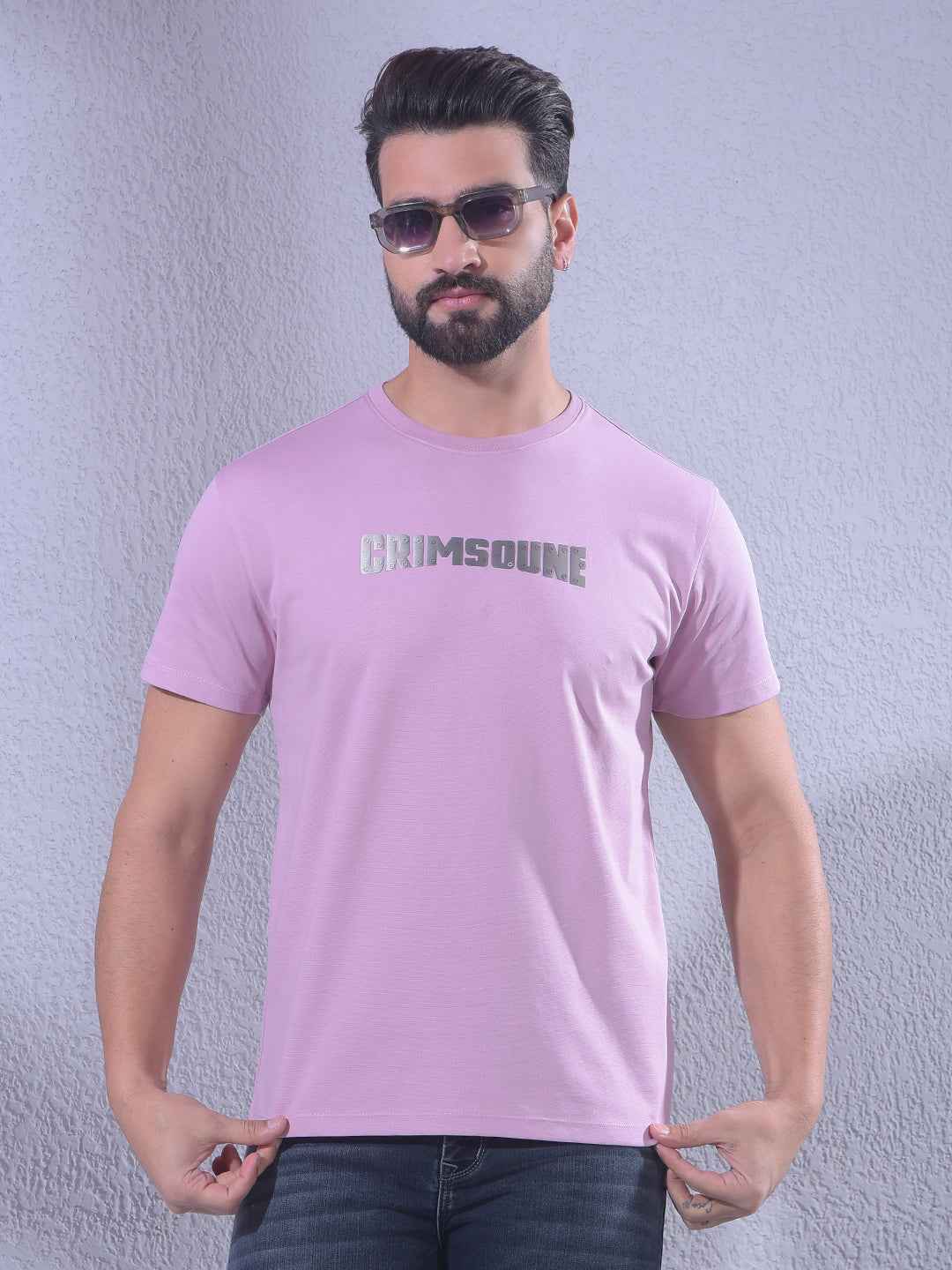 Pink Brand Logo T-Shirt