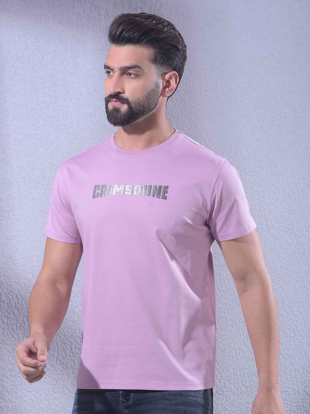 Pink Brand Logo T-Shirt