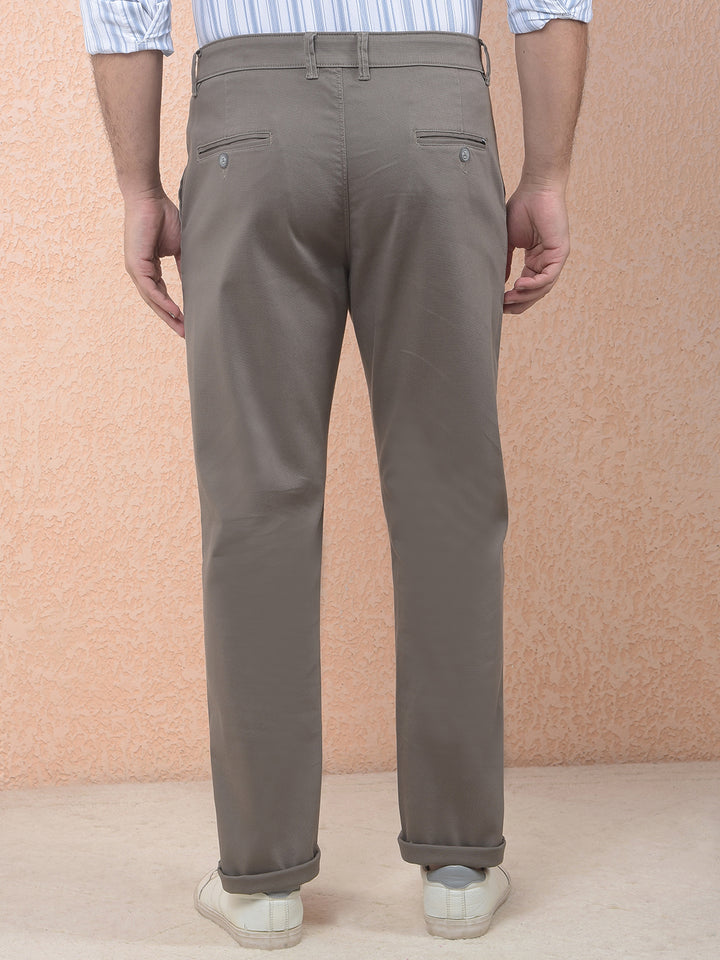 Everyday Dobby Grey Trousers