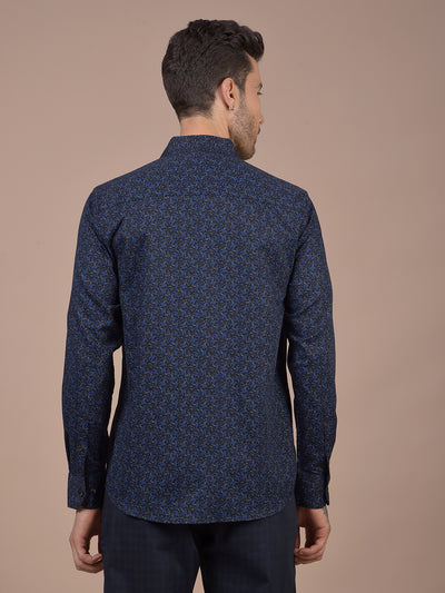 Blue Printed Shirt