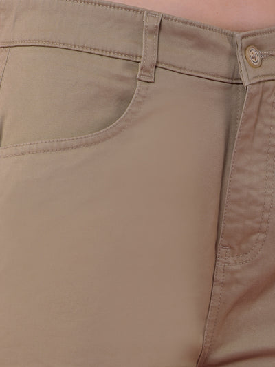 Khaki Baggy Cargo Trousers