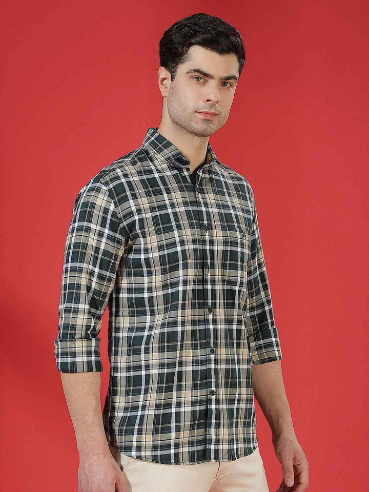 FreshGreen Checked Shirt