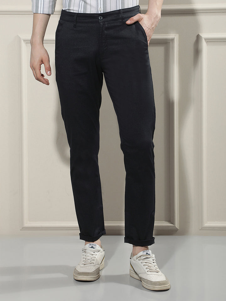 Navy Blue Chino Trousers