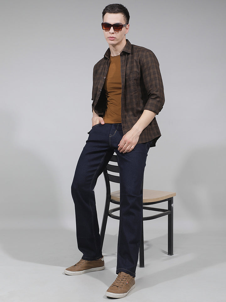 Essential Azure Blue Straight Jeans
