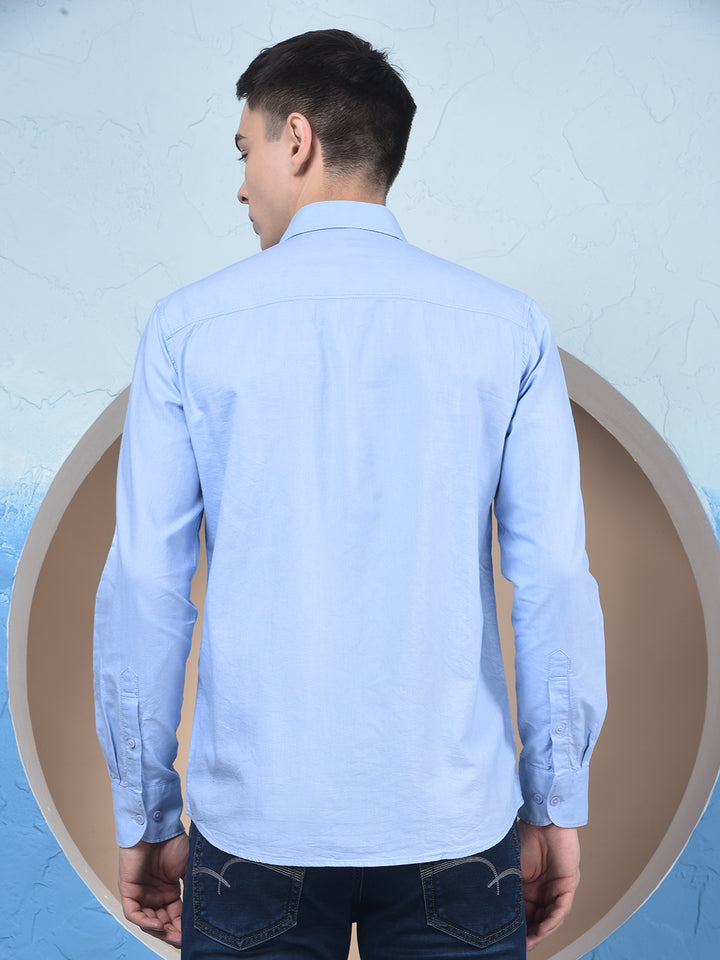 Fresh Aqua Casual Shirt
