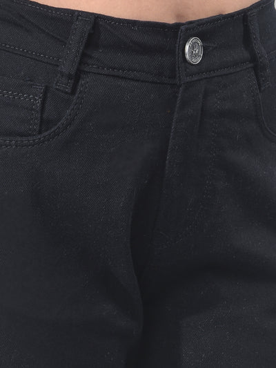 Effortless Black Straight Jeans