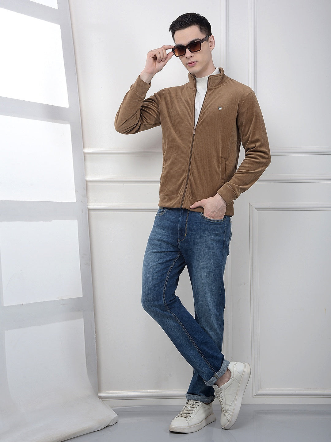 Beige Modern Sweatshirt