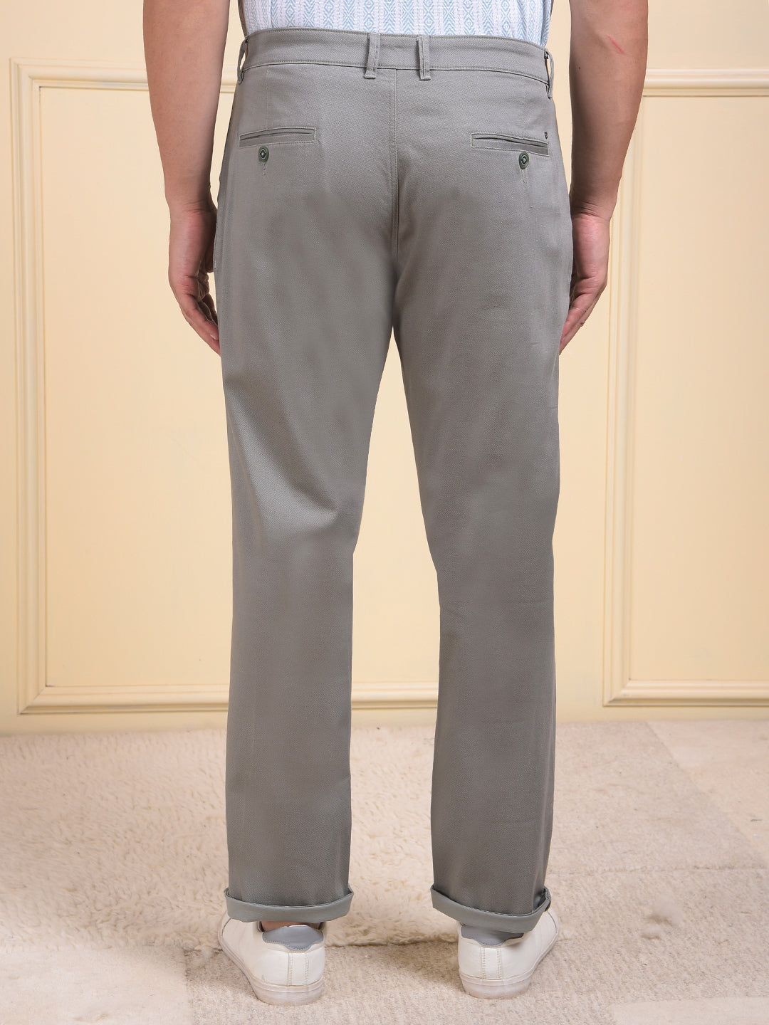 Green Printed Trousers